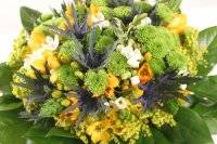 Bouquet de fleurs rond