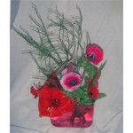 bouquet avec vase l emsemble � partir de 35 �
couleurs variables