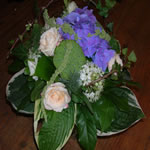 Un bouquet tres raffin� aux couleurs tendres