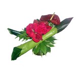 Ce savant roul� de feuille brise en douceur l aspect de rondeur de cet ensemble �l�gant qui procure force et douceur.