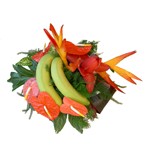 Ideal pour les tables, ce doux parfum exotique des iles est une invitation � passer � table.