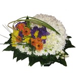 Coussin deuil demi coeur 