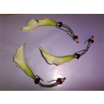 Peignes floraux � ins�rer dans la coiffure de la mari�e