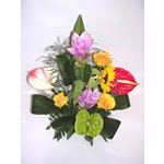 Que de promesses dans cette explosion de couleurs !
Pr�sent� en poterie.