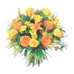Harmonie de couleurs ensoleill�es pour ce bouquet � l allure printani�re. A offrir sans r�fl�chir, juste pour le plaisir... Ce bouquet et � la fois �l�gant et riche, raffin� et color�.