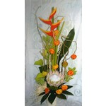 Composition fleurie exotique