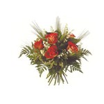 Bouquet rond avec muguet