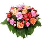 Offrir des fleurs > Bonbon acidul�  Nous vous pr�sentons ici un bouquet �lectrique ! Ses couleurs vives vous s�duiront. Austin est un ravissant bouquet qui respire la fra�cheur de la jeunesse. A d�couvrir absolument !  Le conseil du Fleuriste  Coupez les tiges en biseaux et changez l�eau du bouquet tous les 2 ou 3 jours.