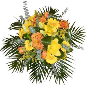 Soleil portugais
Faro est une belle �vocation de la ville portugaise. D�licate et ensoleill�e, cette cr�ation respire la douceur de vivre connue des gens du sud. Laissez-vous emporter par cet �lan de bien-�tre qu�offre ce magnifique bouquet.
Le conseil du Fleuriste
Coupez les tiges en biseaux et changez l�eau du bouquet tous les 2 ou 3 jours.