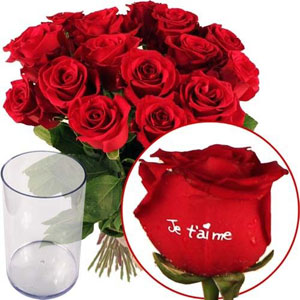 JE TAIME+VASE