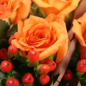 Composition pr�cieuse

Voici une composition qui r�chauffera votre int�rieur. Roses oranges  et hypericums apportent ces teintes rassurantes qui vous raviront. D�couvrez sans h�siter cette valeur s�re de notre collection Florajet.com
Le conseil du Fleuriste
A r�ception de votre composition, humidifiez la mousse tous les 2 jours en prenant soin d�en �carter les fleurs.