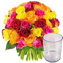 50 ROSES + VASE 50 ROSES + VASE