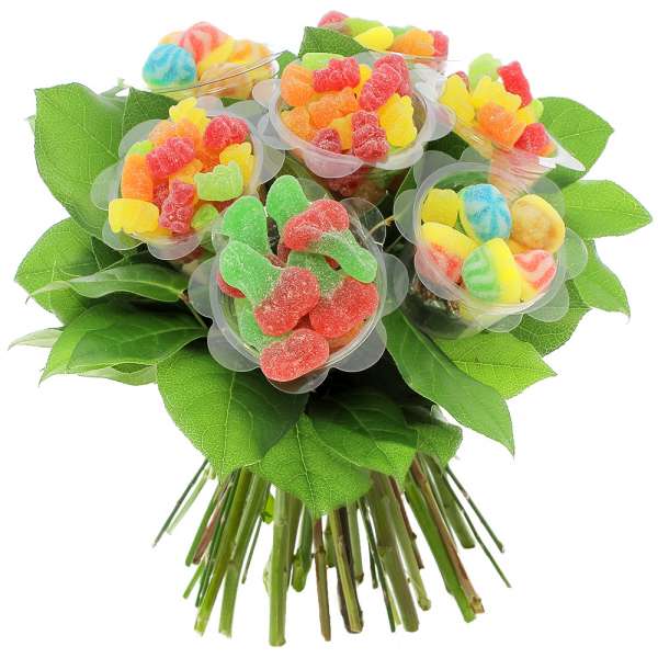Harmonie - Bouquets de fleurs en bonbons- bouquet bonbon
