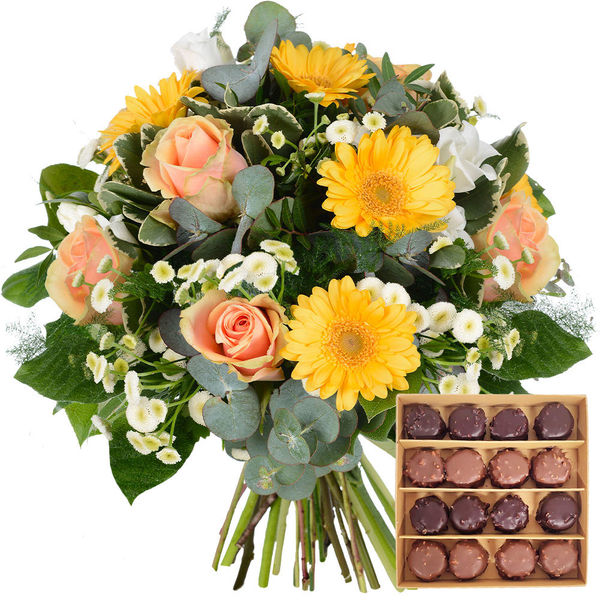 Fleurs et cadeaux HAPPINESS + ROCHERS PRALINE